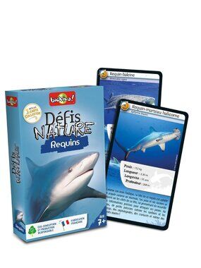 Bioviva Défis Nature-Requins -French Card Game New Sealed Ages 7+